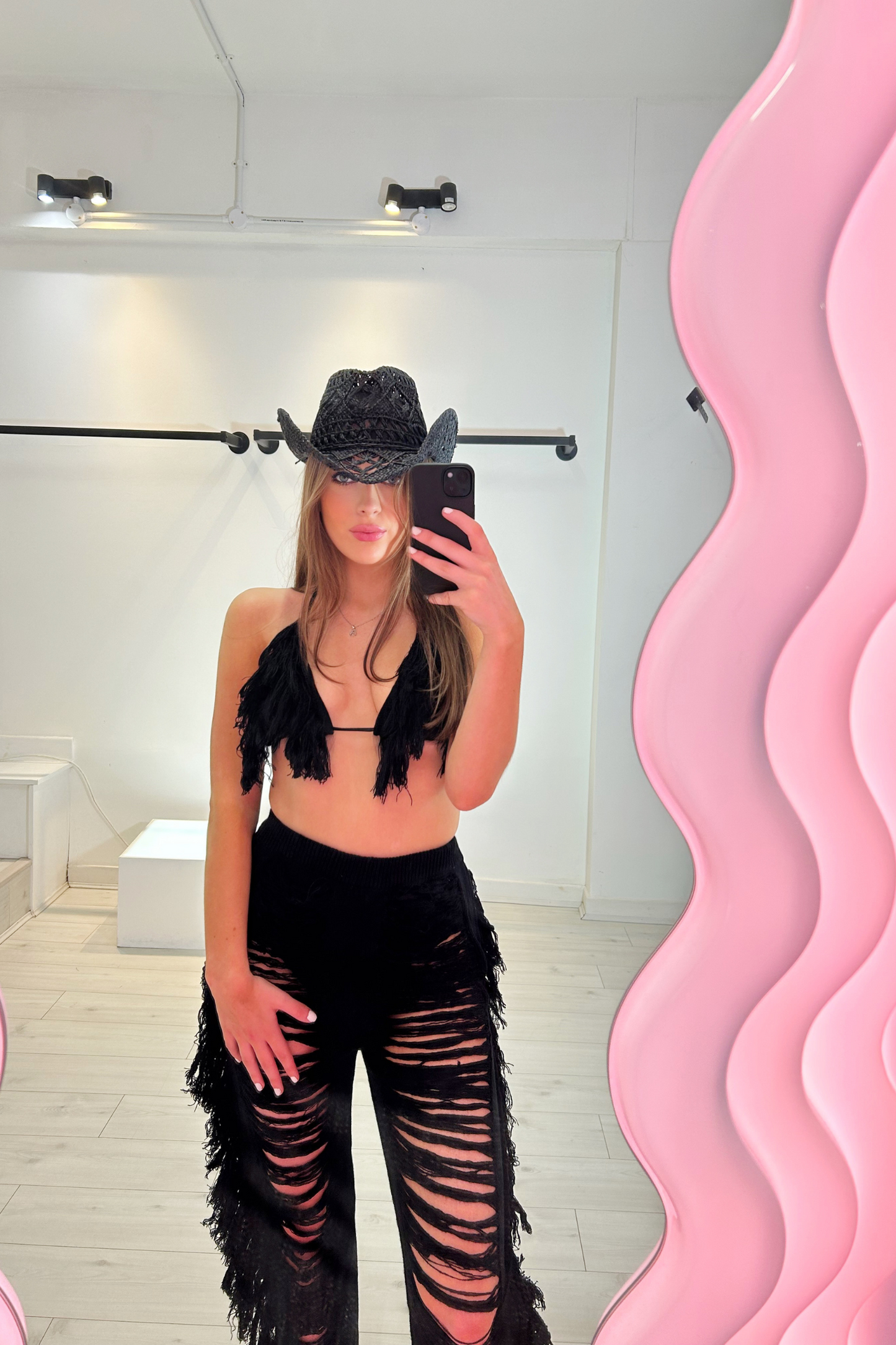 LEXLEY COWBOY HAT BLACK - IN STOCK