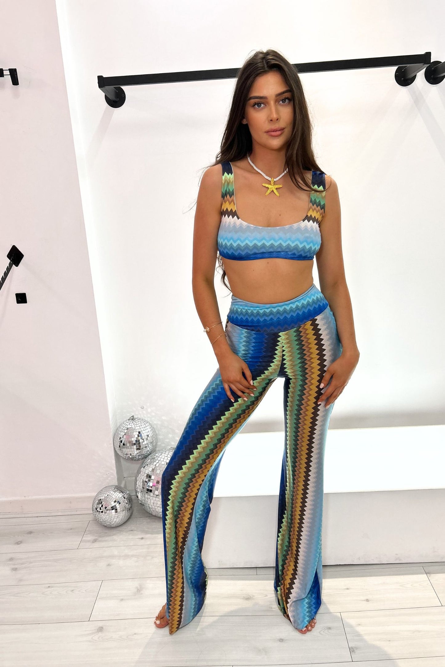 GIGI BIKINI X HALLIE PANTS - AMALFI PRINT
