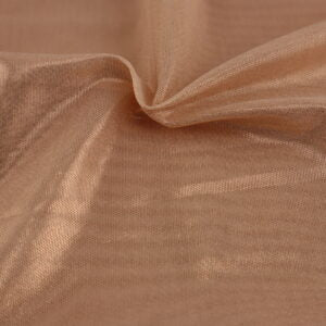 CELESTE DRAPE CO-ORD IN NUDE SHIMMER MESH