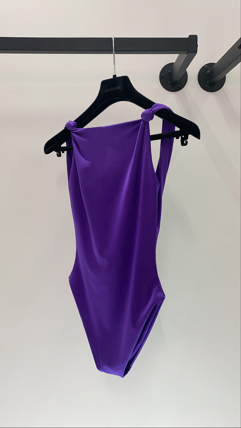 MARLEY X SASHA  LOW BACK KNOT DETAIL BODYSUIT AND SKIRT