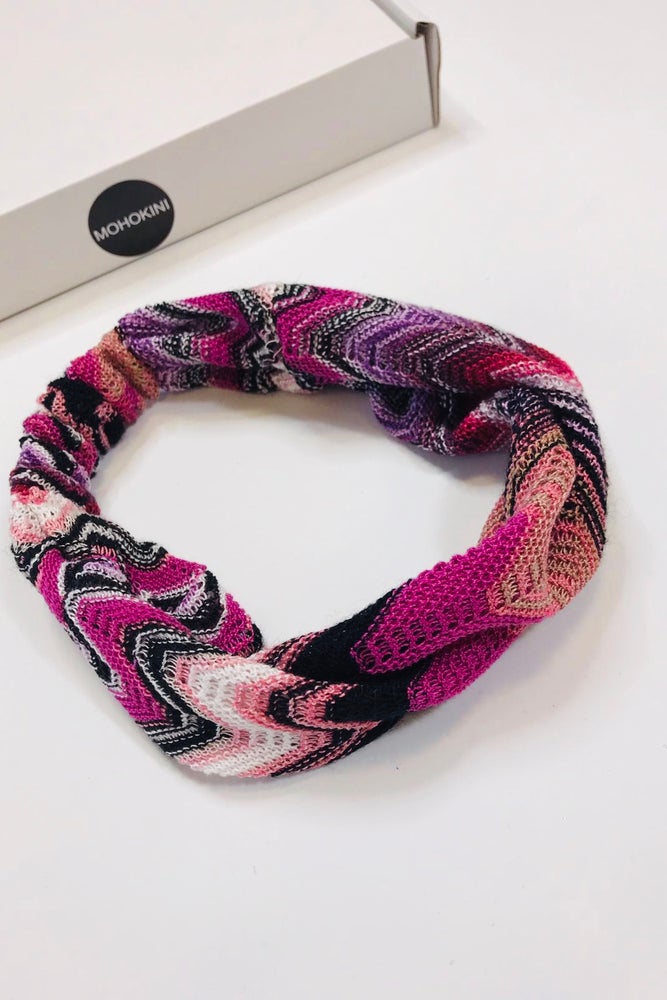 SAHARA HEADBAND HOT PINK