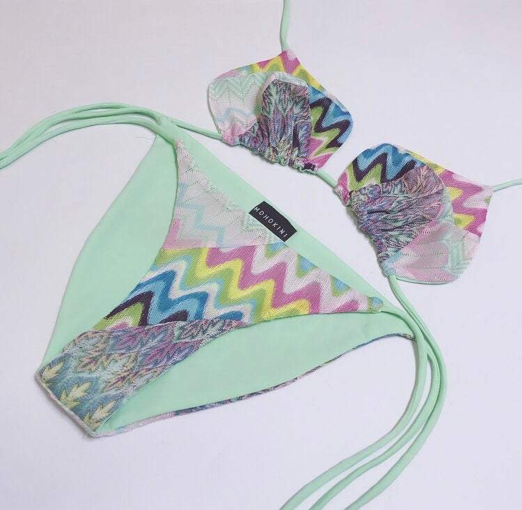 FLORA LIMITED EDITION TRIANGLE BIKINI ICECREAM AS SEEN ON @HOLLYWALKERX