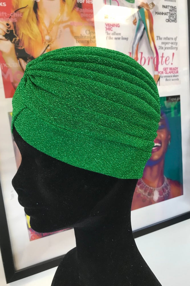 MIA • TURBAN • EMERALD GREEN