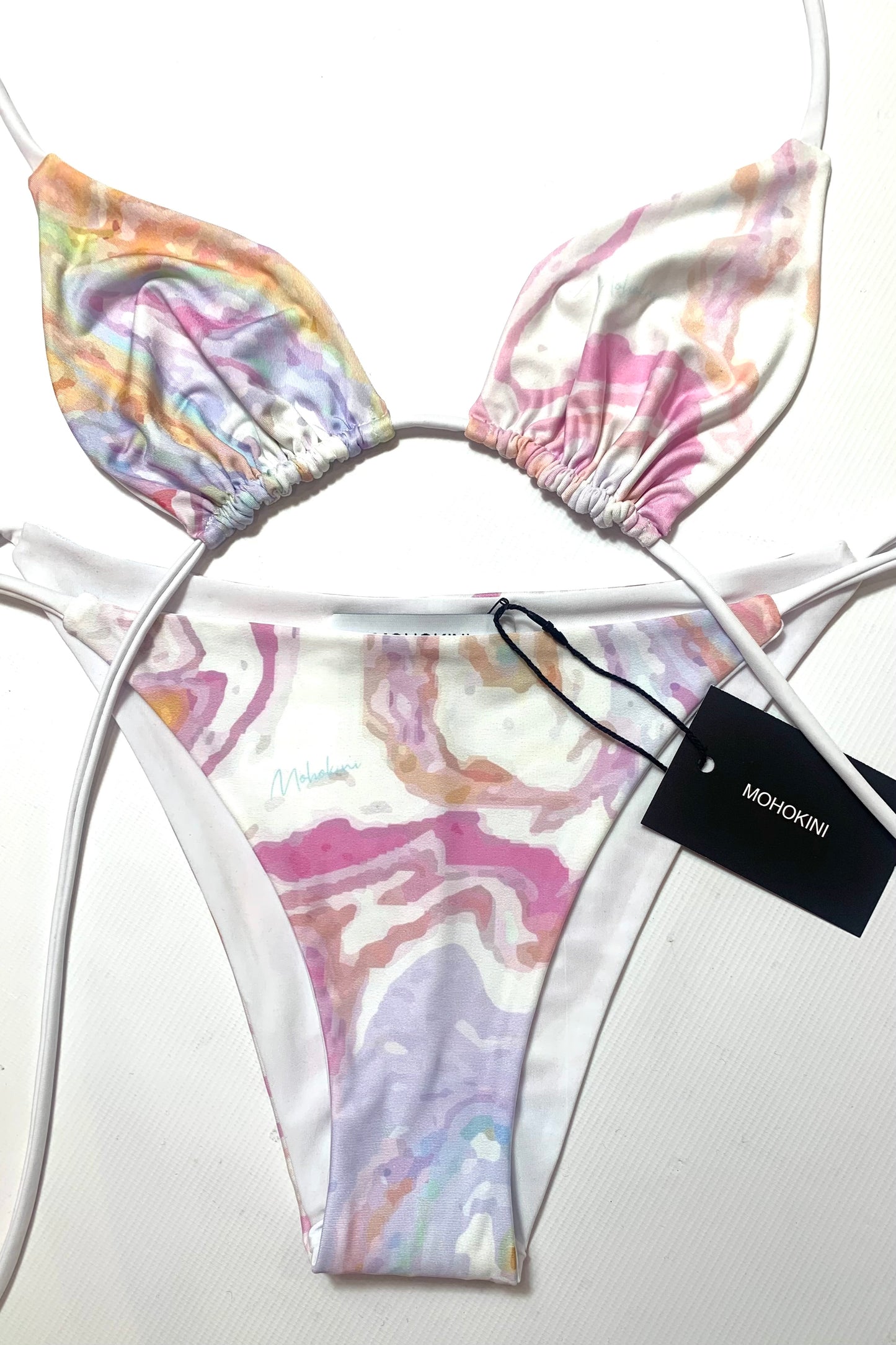 FLORA TRIANGLE BIKINI - MARBELLA PASTEL