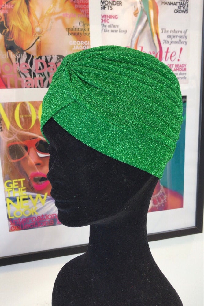 MIA • TURBAN • EMERALD GREEN