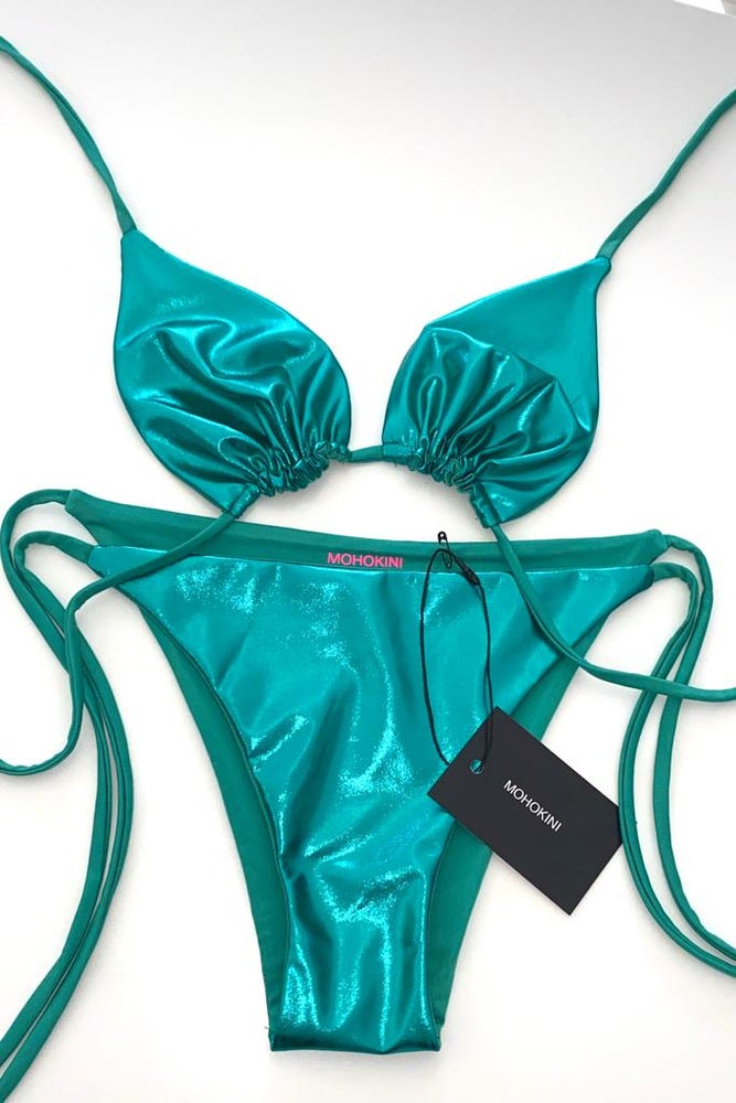 FLORA BIKINI METALLICS