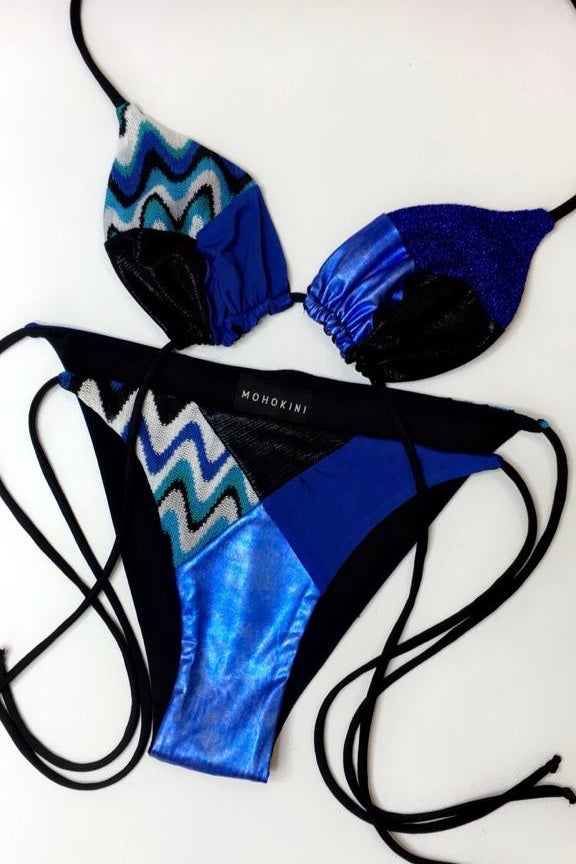 LIMITED EDITION FLORA BIKINI - BLUE