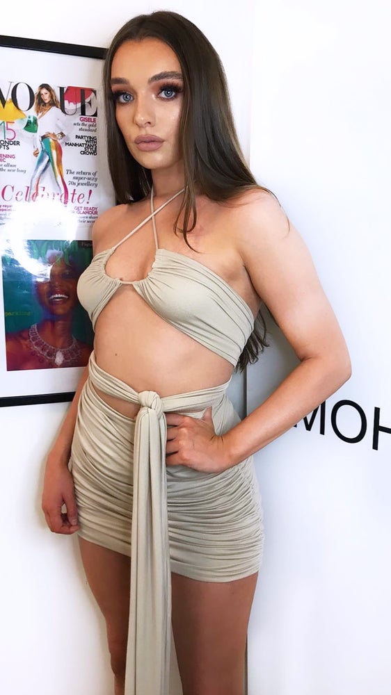 KIARA • SKIRT AND TOP SET • NUDE