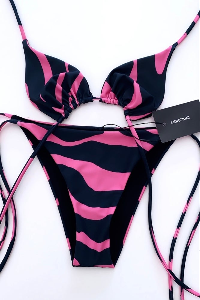 FLORA TRIANGLE BIKINI ZEBRA