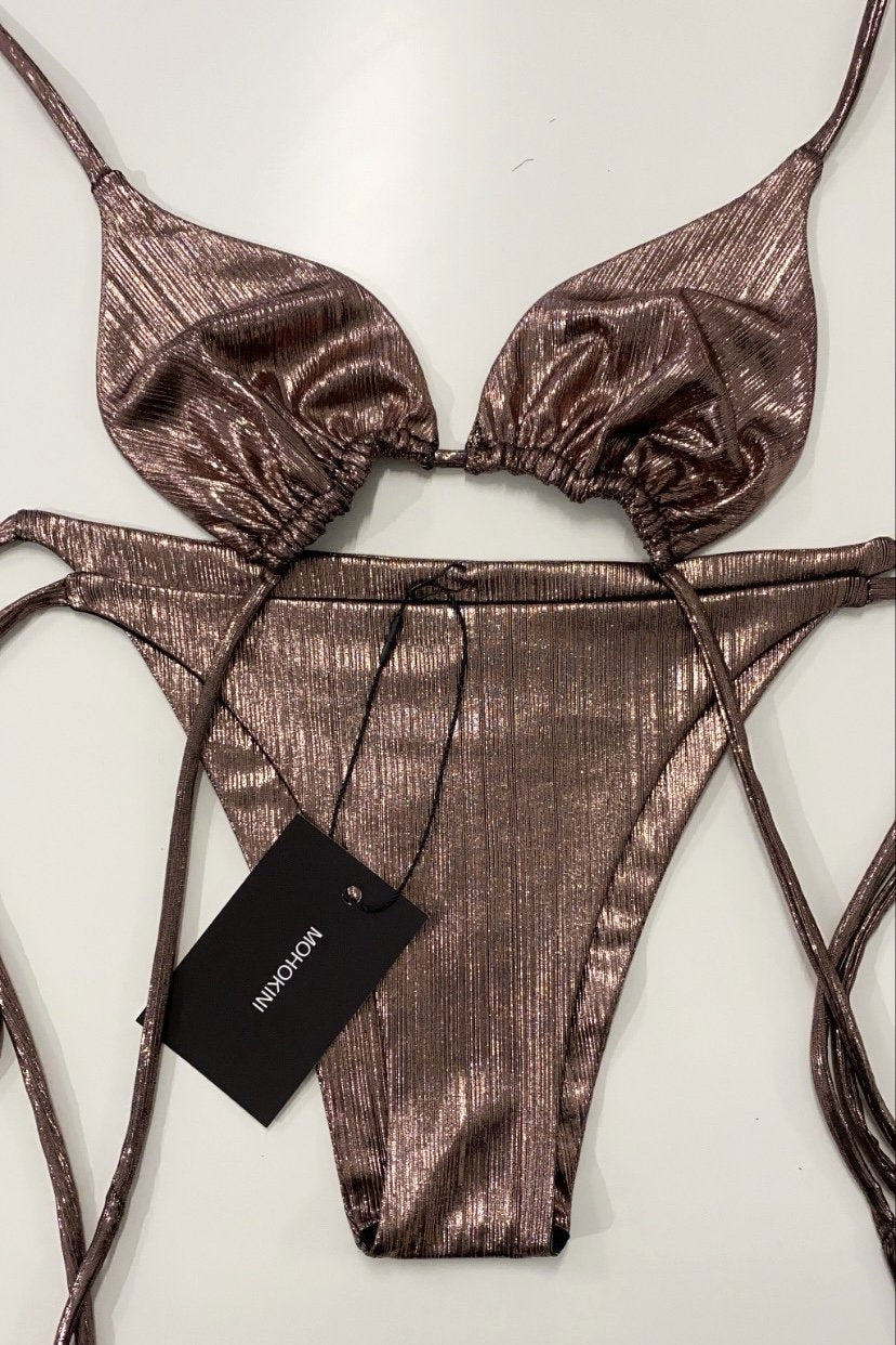 FLORA TRIANGLE BIKINI - GLOSS