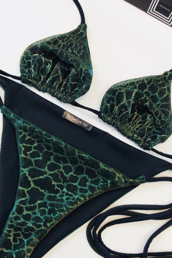 FLORA TRIANGLE BIKINI - ULTRAMARINE