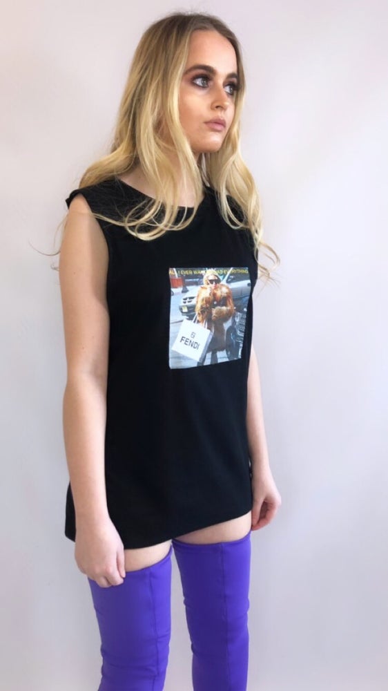 TEE ALL I EVER WANTED WAS EVERYTHING • TEE • BLACK