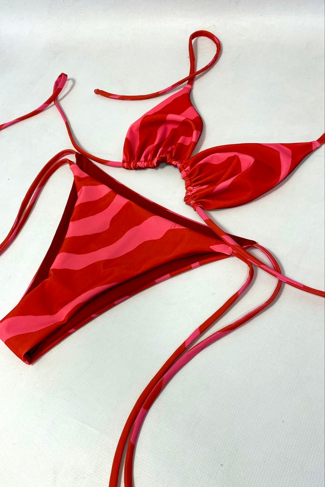 FLORA PINK RED ZEBRA