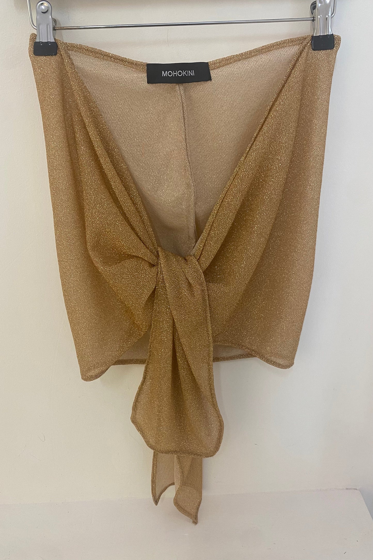 SAFFRON SARONG WARM GOLD SPARKLE