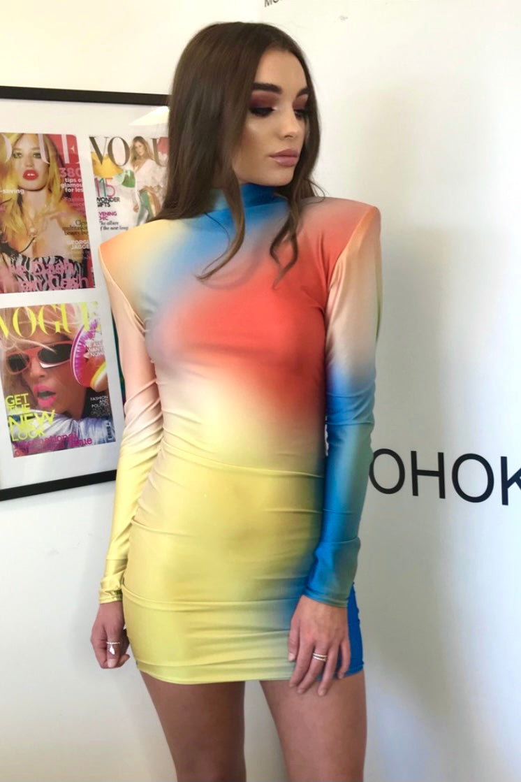 MILEY LONG SLEEVE MINI - SUNRISE