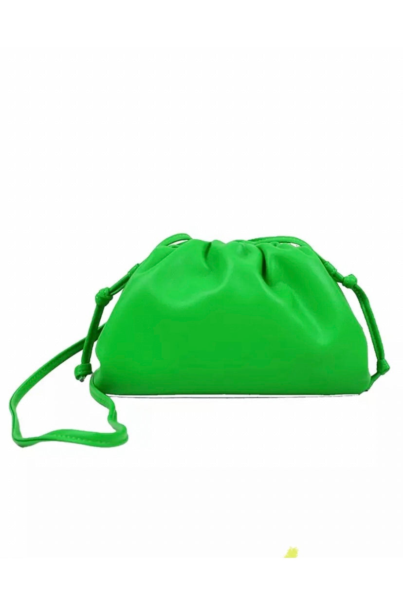 VIVIAN VEGAN LEATHER POUCH BAG