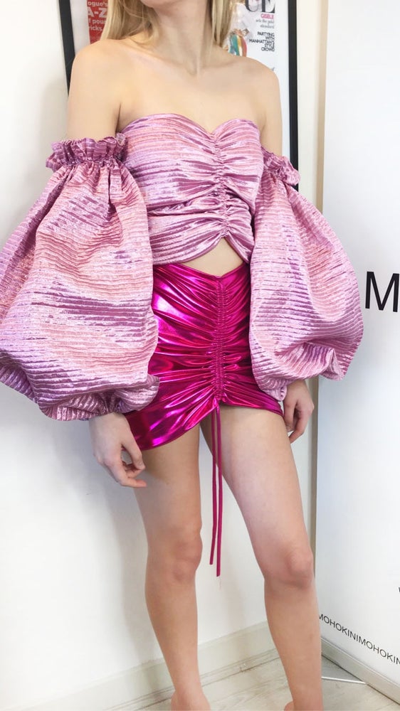 SOPHIA • OFF SHOULDER • OVERSIZED BALLOON SLEEVE TOP