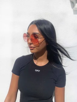 PEONY TINTED LENS SUNGLASSES