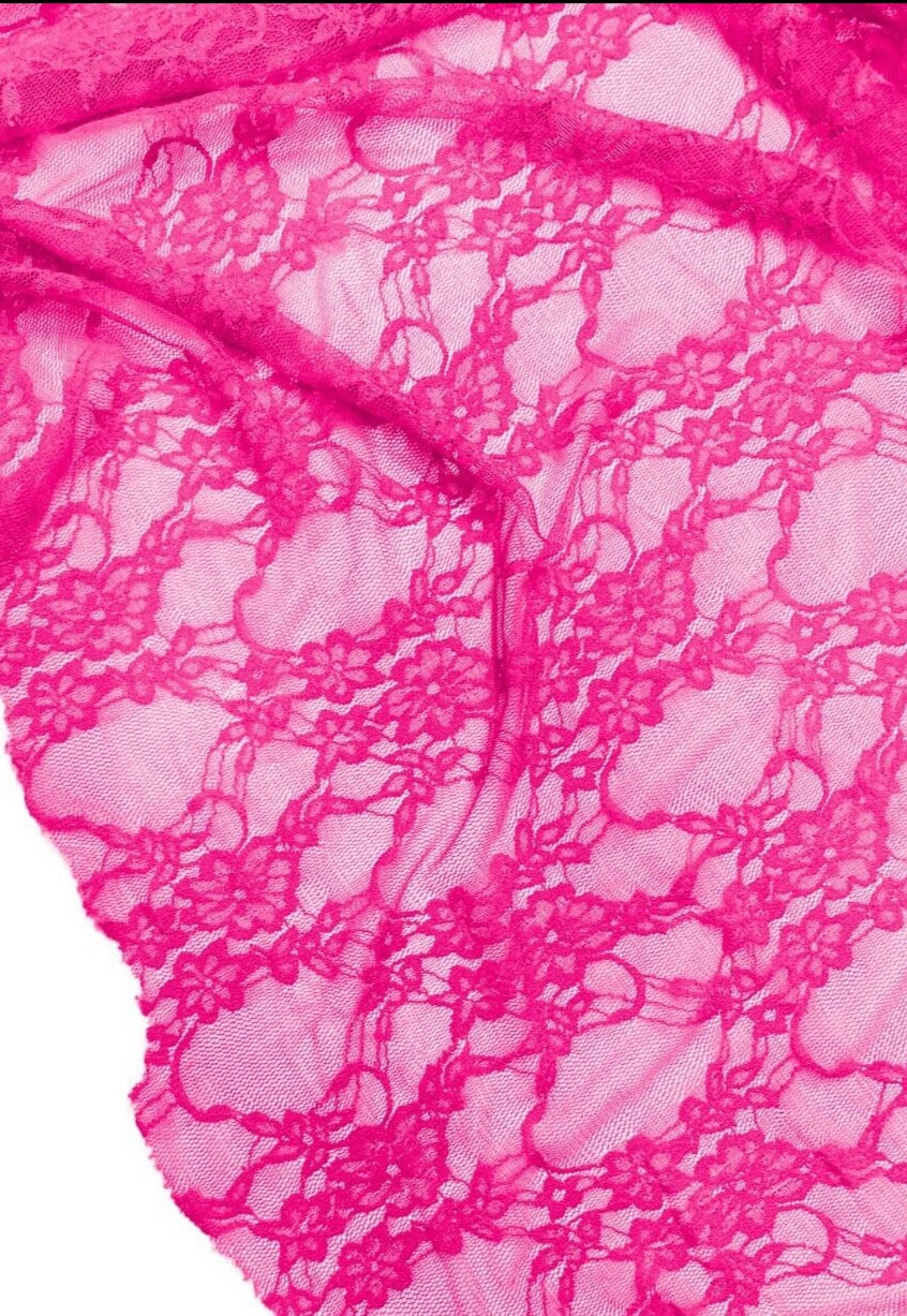 DARIA x FLORA SIDE SPLIT KNOT DETAIL SKIRT AND BIKINI SET - LACE