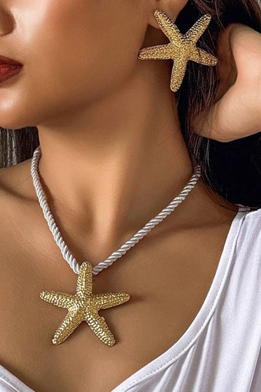 STARFISH ROPE NECKLACE