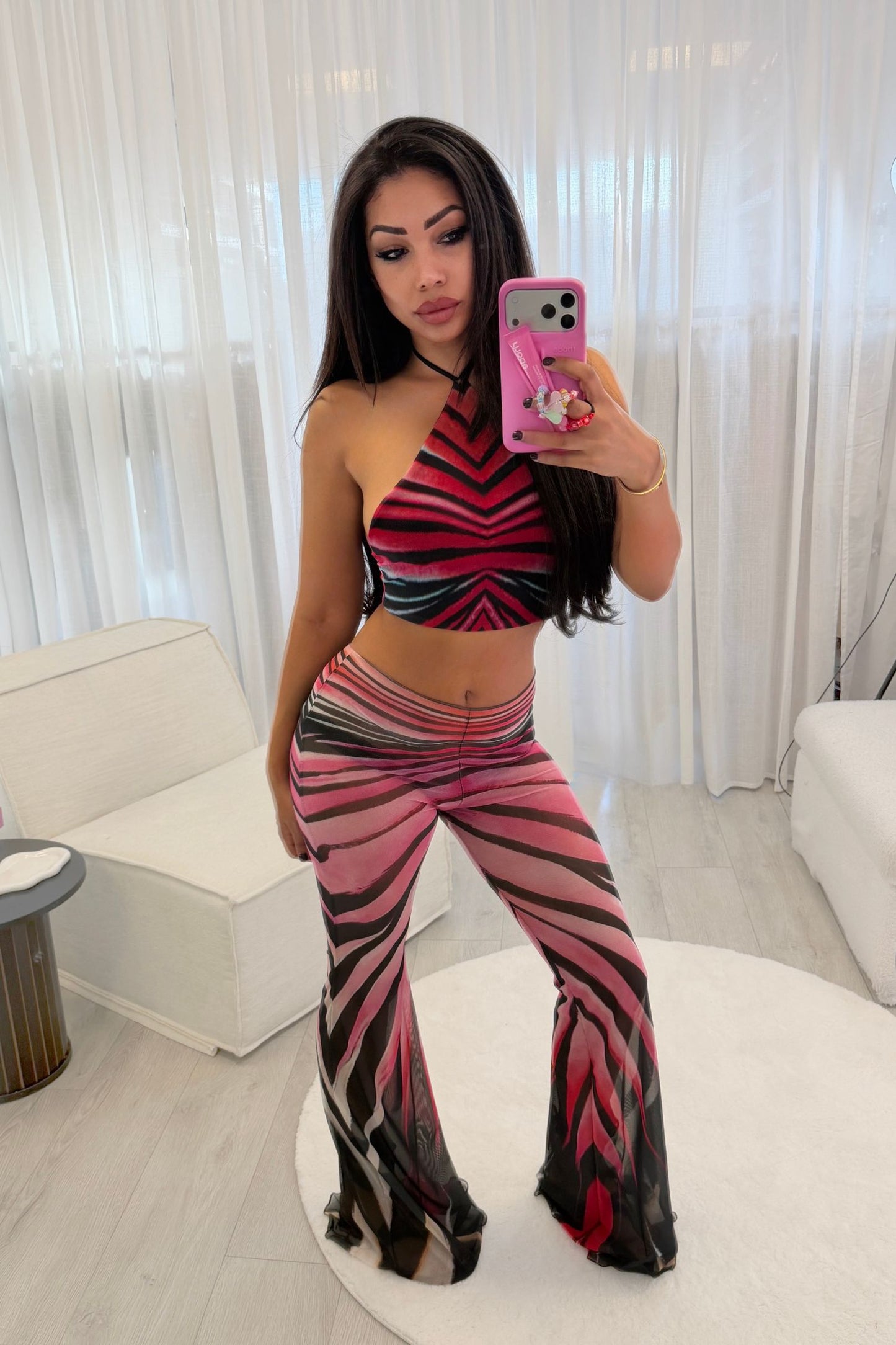 CORALYNNE BEACH PANTS  - ODESSA PRINT IN PUNCH