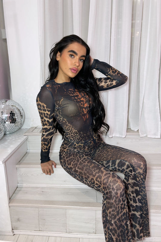 AMARA LEOPARD MESH SET - STYLE STUDIO