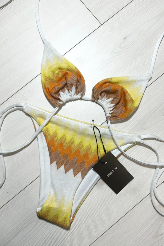FLORA TRIANGLE BIKINI - LEMON OMBRE