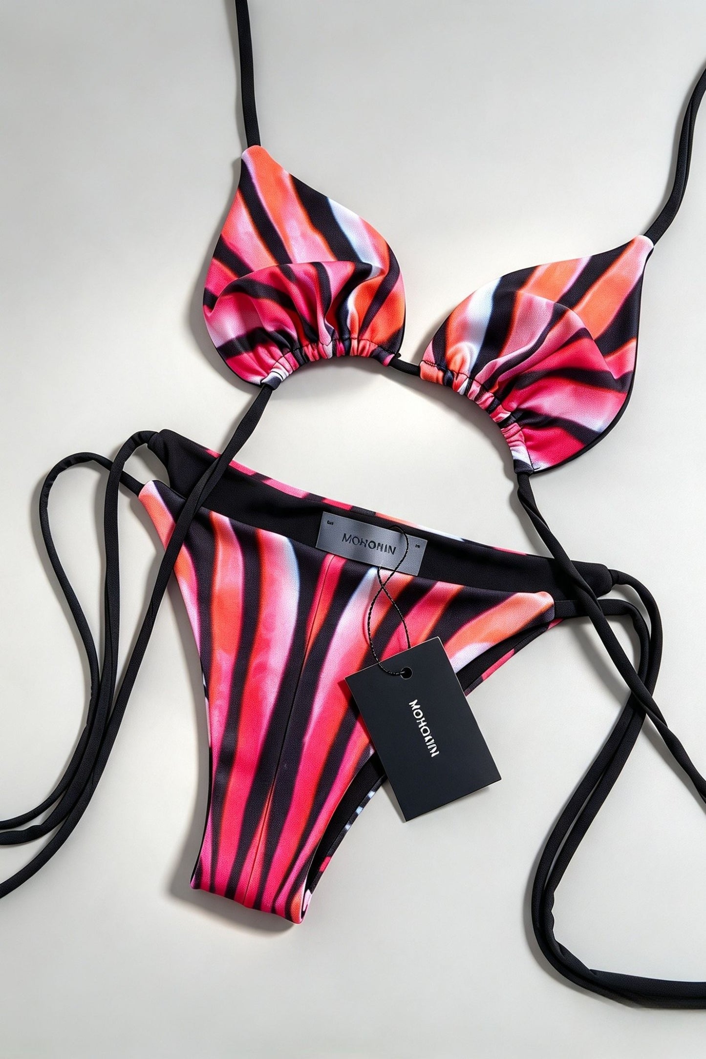 FLORA TRIANGLE BIKINI ODESSA PRINT -  PUNCH