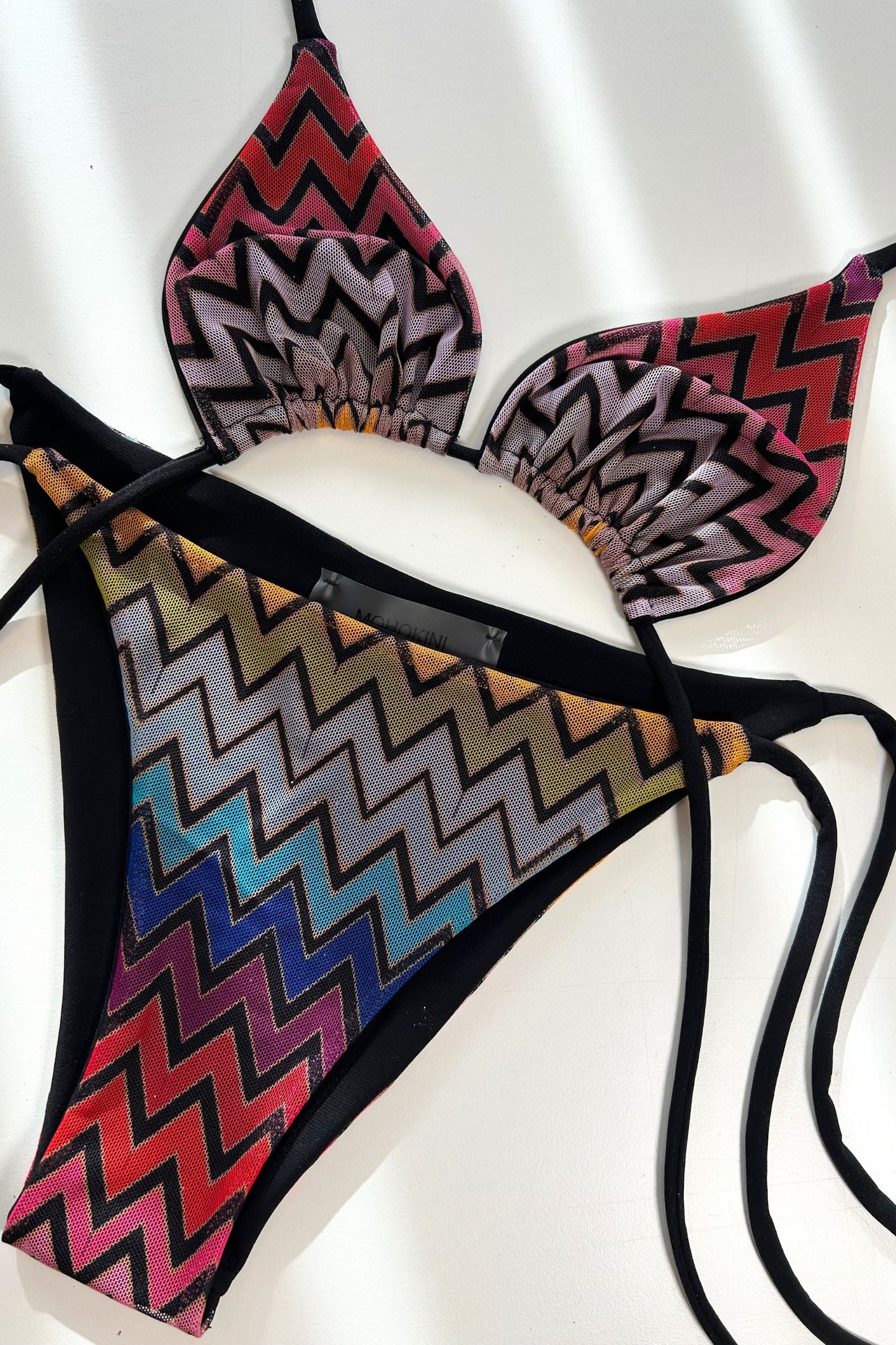 FLORA TRIANGLE BIKINI PORTOFINO ZIG ZAG PRINT