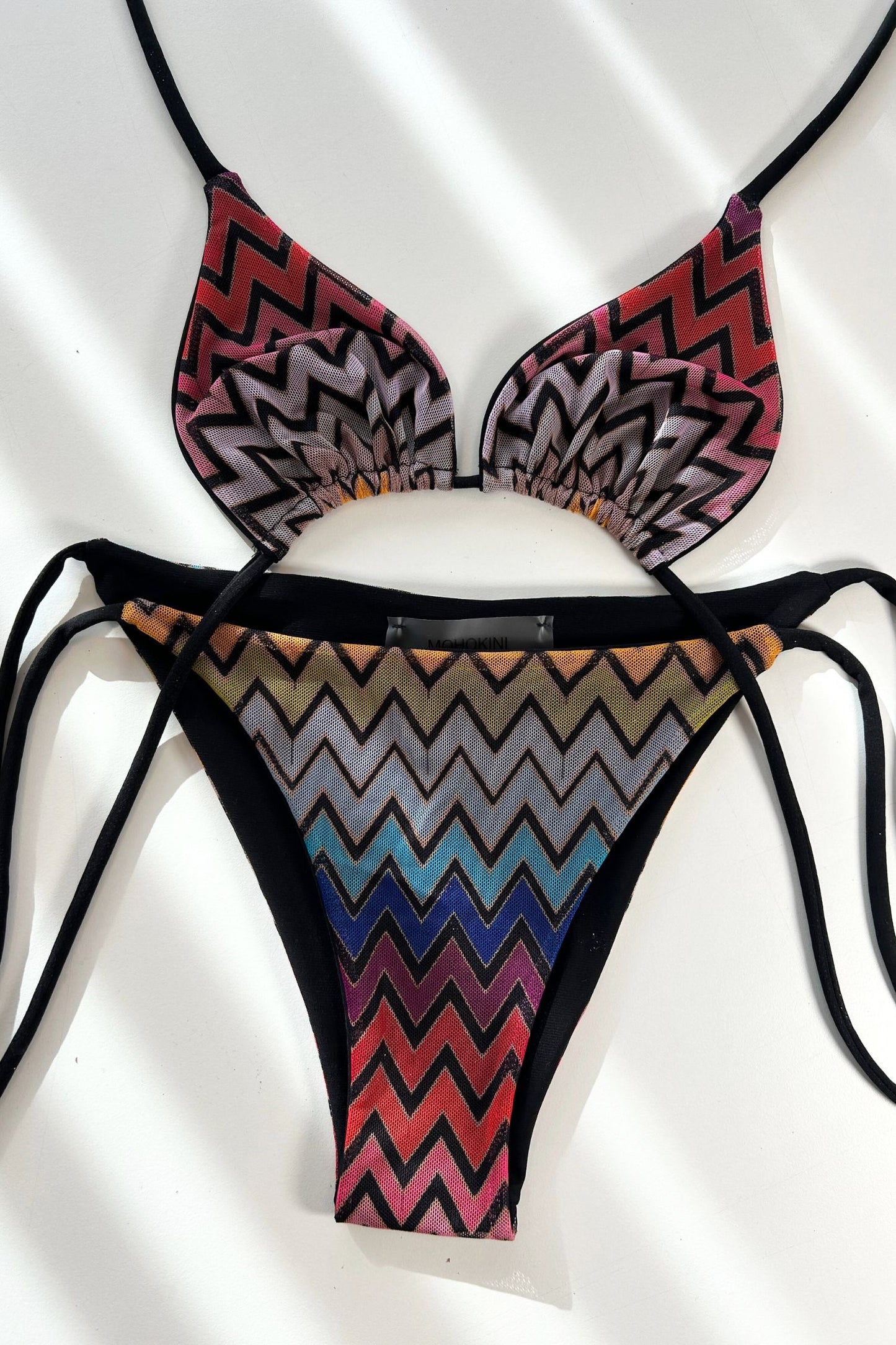 FLORA TRIANGLE BIKINI PORTOFINO ZIG ZAG PRINT