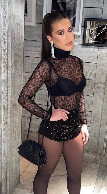 MELODY BLACK SEQUIN SHORTS