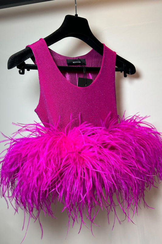 LIBERTY FEATHER TRIM TOP
