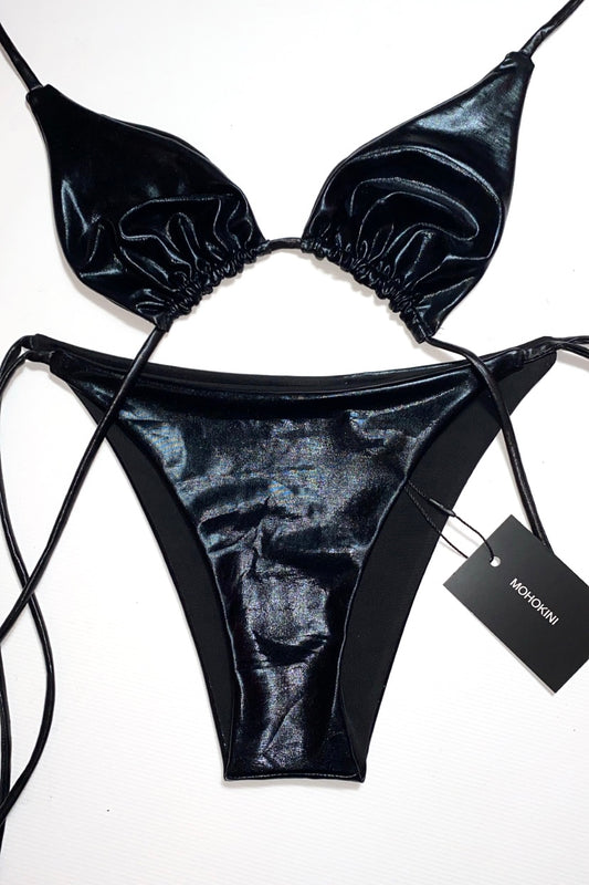 FLORA BIKINI METALLICS