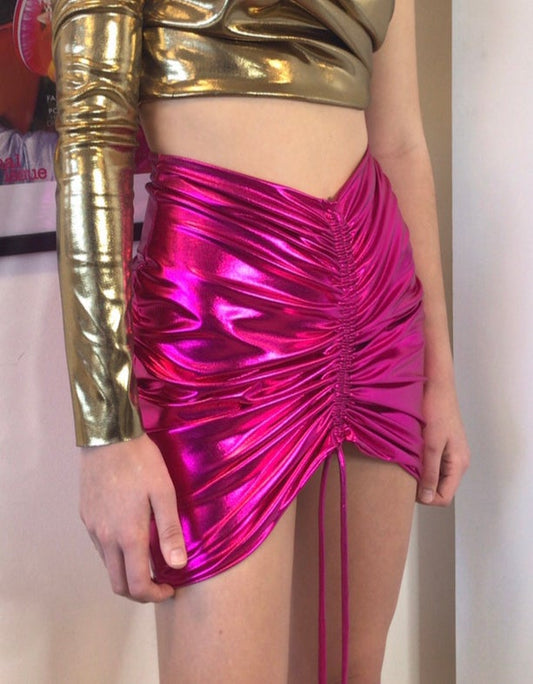 ADRIANA • RUSCHED MINI SKIRT