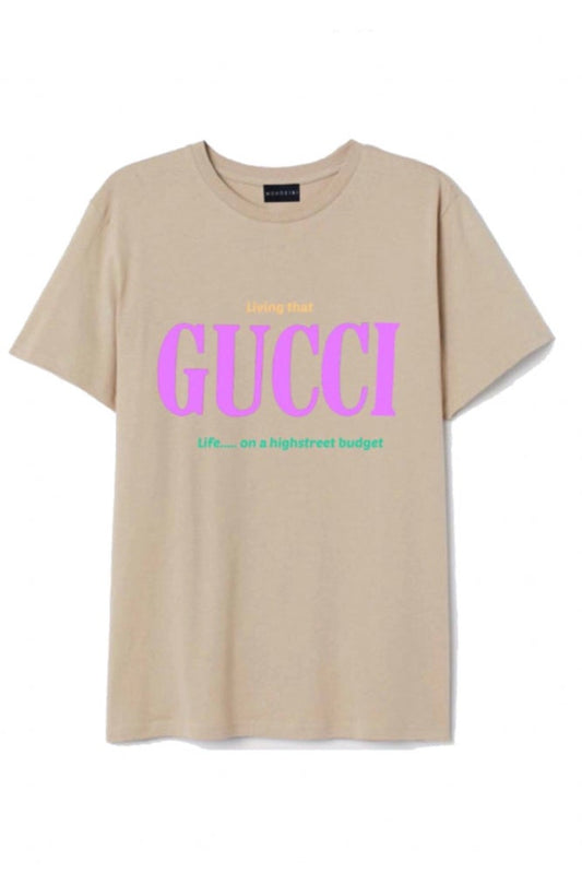 DESIGNER INSPIRED SLOGAN TEE