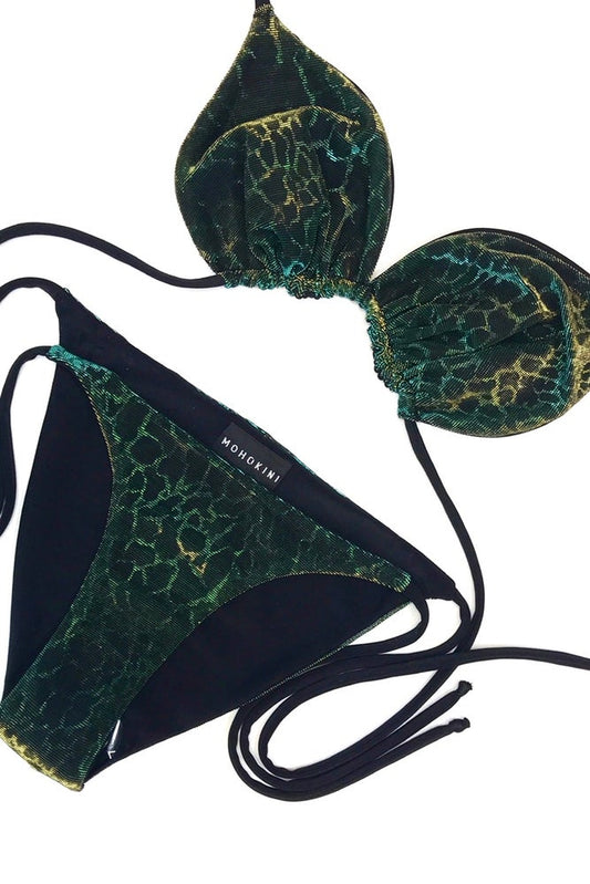 FLORA TRIANGLE BIKINI - ULTRAMARINE