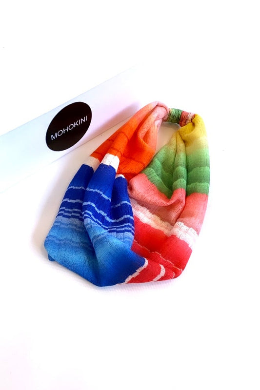 SAHARA HEADBAND MATILDA MULTICOLOUR STRIPE
