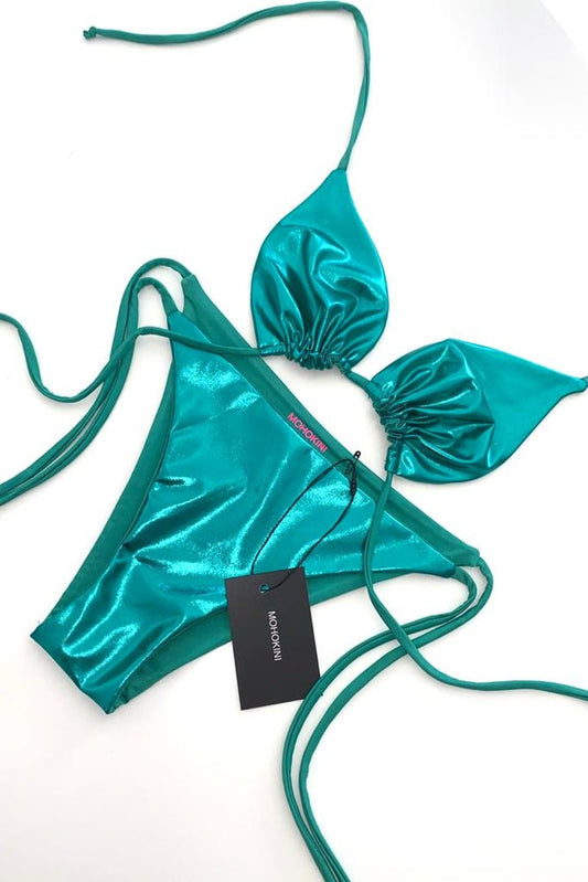 FLORA BIKINI METALLICS