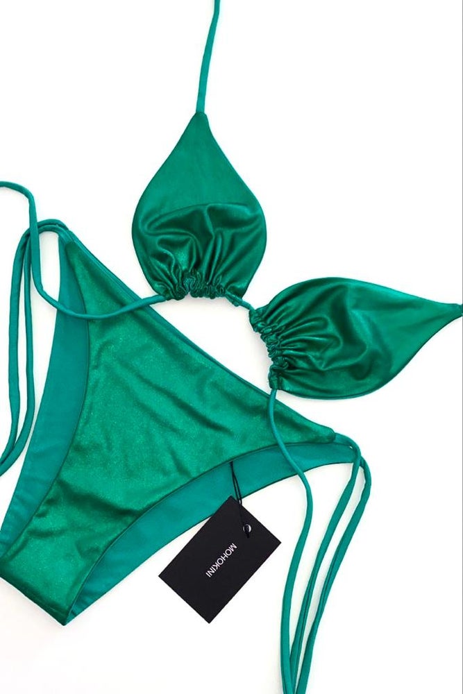 FLORA BIKINI METALLICS