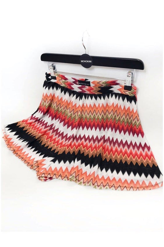 MYA • FLARED SHORTS • TANGERINE