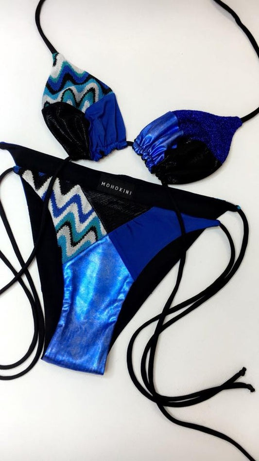 LIMITED EDITION FLORA BIKINI - BLUE