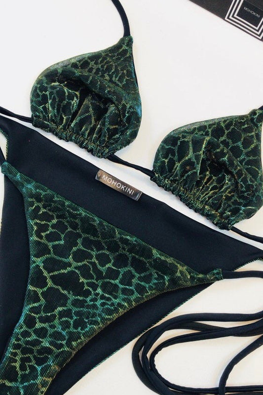 FLORA TRIANGLE BIKINI - ULTRAMARINE