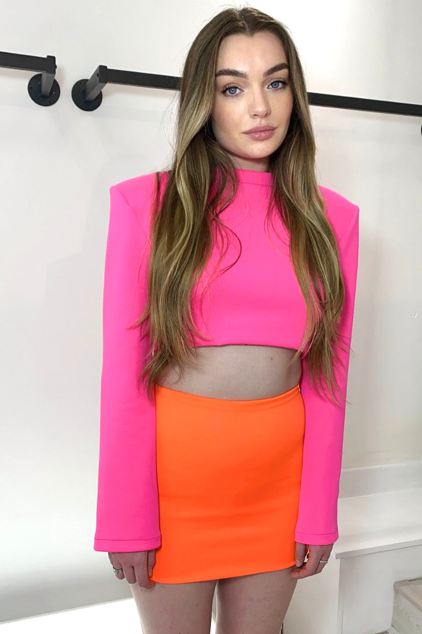 CONNA BOXY CROP TOP AND SKIRT